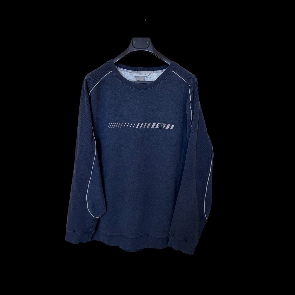 Vintage 90's Nike Center‎ Swoosh Sweatshirt XXL Ribbed Embroidered Y2K Baggy